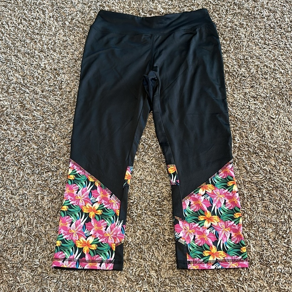 Zone pro Hawaiian flower leggings - Picture 6 of 9
